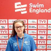 Rebecca Dunn impressed for the City of Bradford Swimming Club in Sheffield