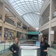 Anna and Kate in Trinity Shopping Centre