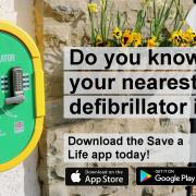 The Yorkshire Ambulance Service 'Save a Life' app can help you locate your nearest AED