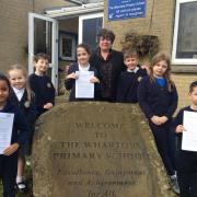 The Whartons Primary School in Otley, is celebrating its recent Ofsted report