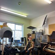 Otley resident Bob Birch pictured in his studio