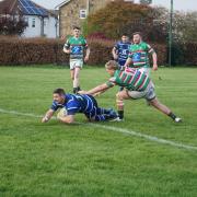 Old Otliensians go over in their victory against Keighley last Wednesday