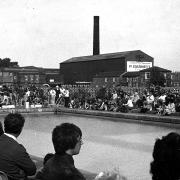 Photo courtesy of John Morgan, taken at Otley Swimming Club's fun gala. The swimming club started in 1903 and this gala was to celebrate 75 years of the club