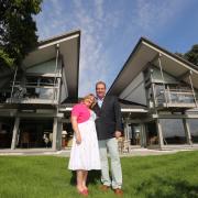 WIN A HOUSE: Mark and Sharon Beresford at their home in Avon Castle, Ringwood, which they are selling through a competition