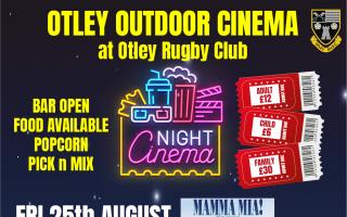 Otley Outdoor Cinema at Otley RUFC