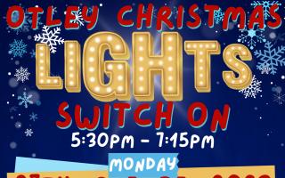 Otley Christmas lights switch-on