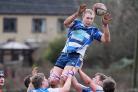 Sam Featherstone was strong in the line-out for Old Otliensians on Saturday