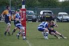 Luke Cowdell scores a try for Old Otliensians against Goole. Picture: John Eaves